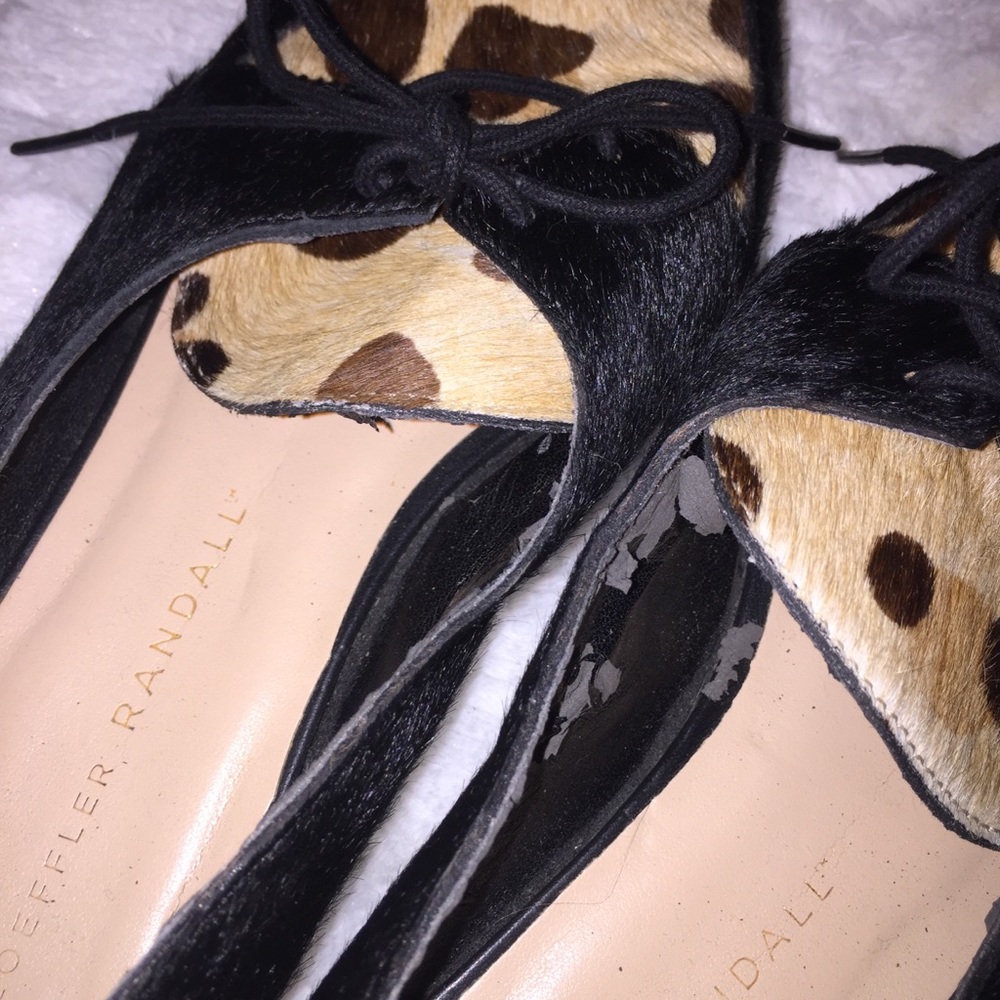 Loeffler Randall Beatriz Cheetah Oxfords 6.5 - Picture 7 of 8